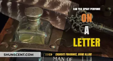 Scented Letters: Spraying Perfume on Correspondence