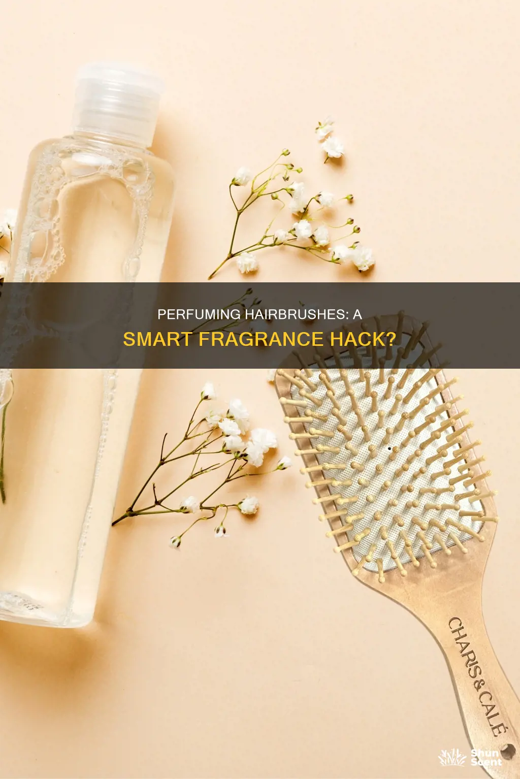 can you spray perfume on your hairbrush