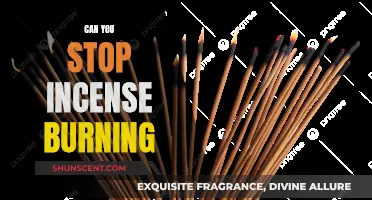 How to Prevent Incense From Burning Completely