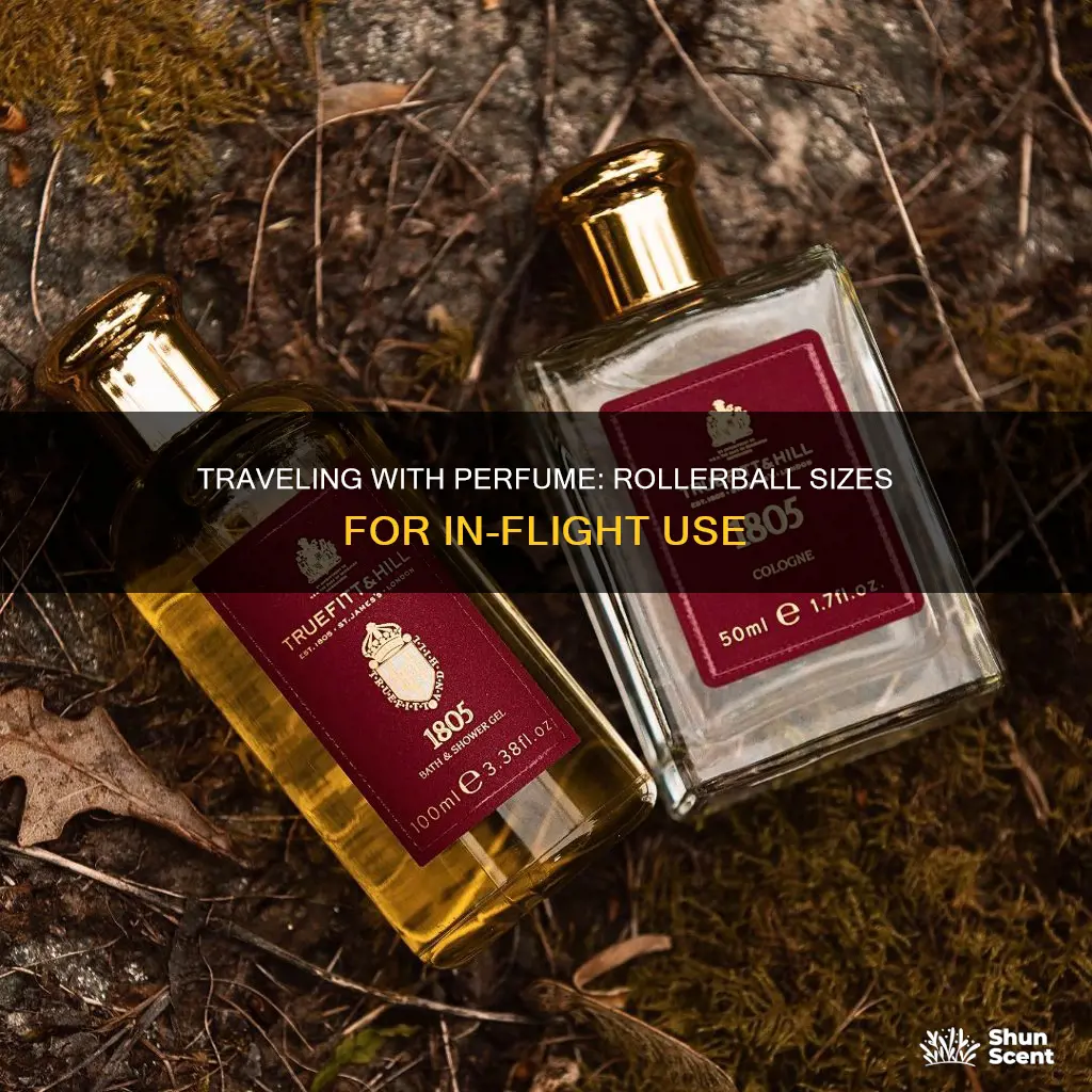 can you take a rollerball perfume on plane