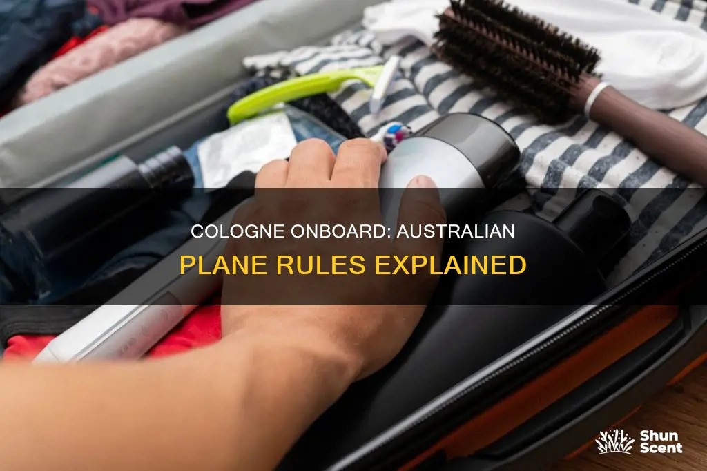 can you take cologne on a plane australia