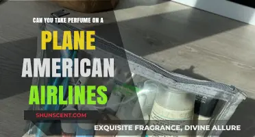 Perfume Rules for American Airlines Passengers