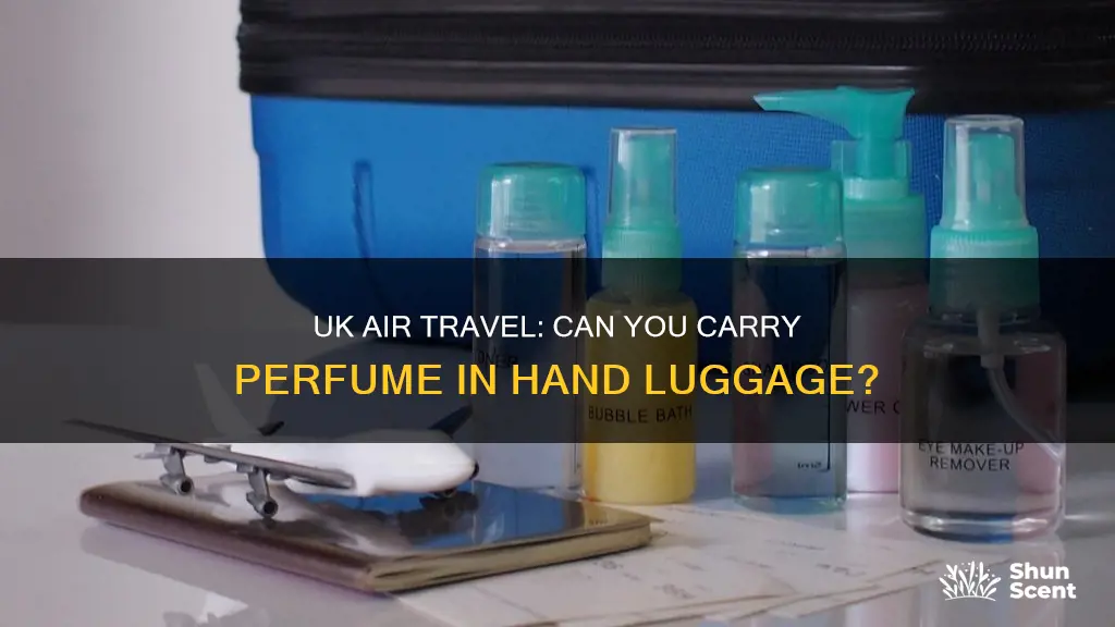 can you take perfume on a plane uk