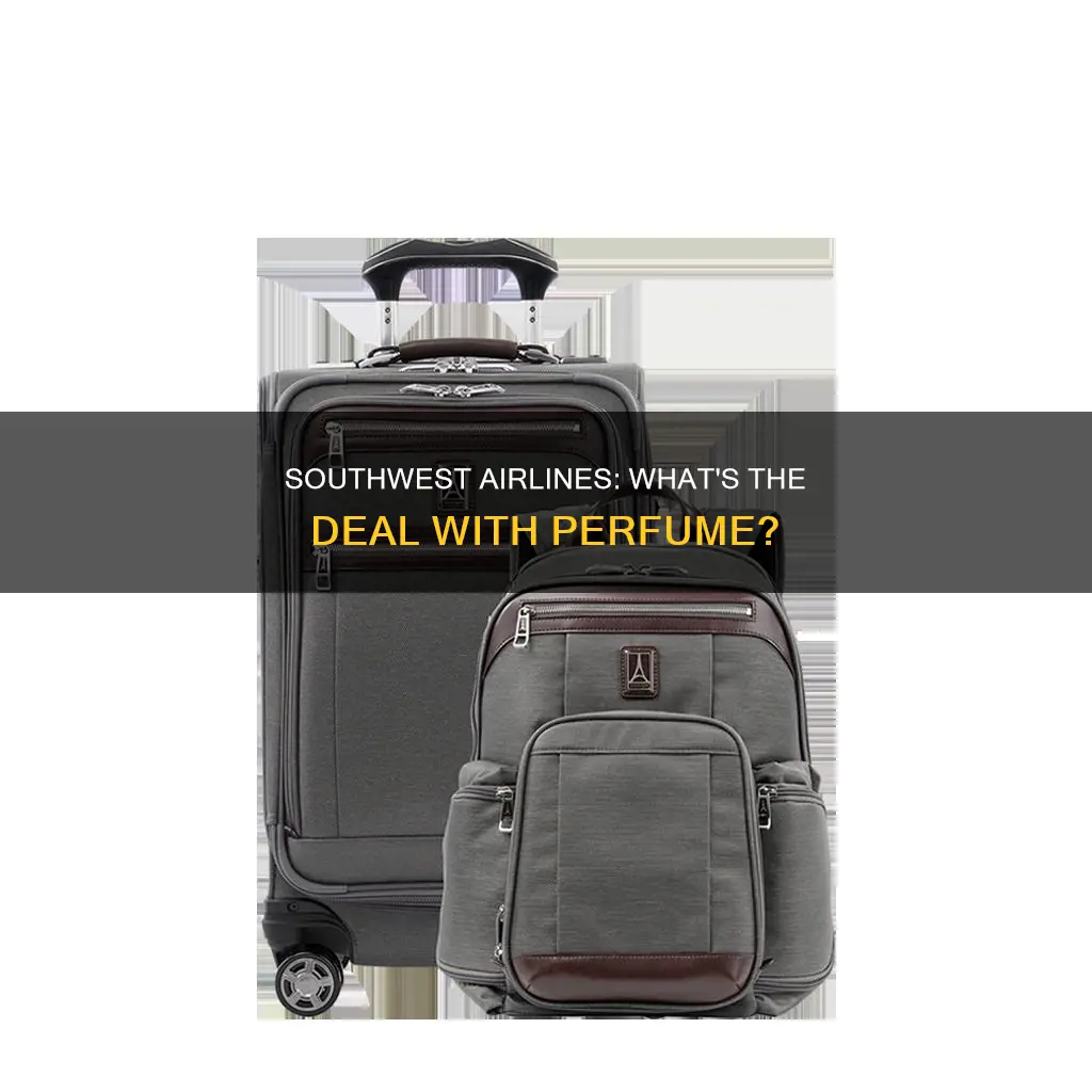 can you take perfume on southwest airlines