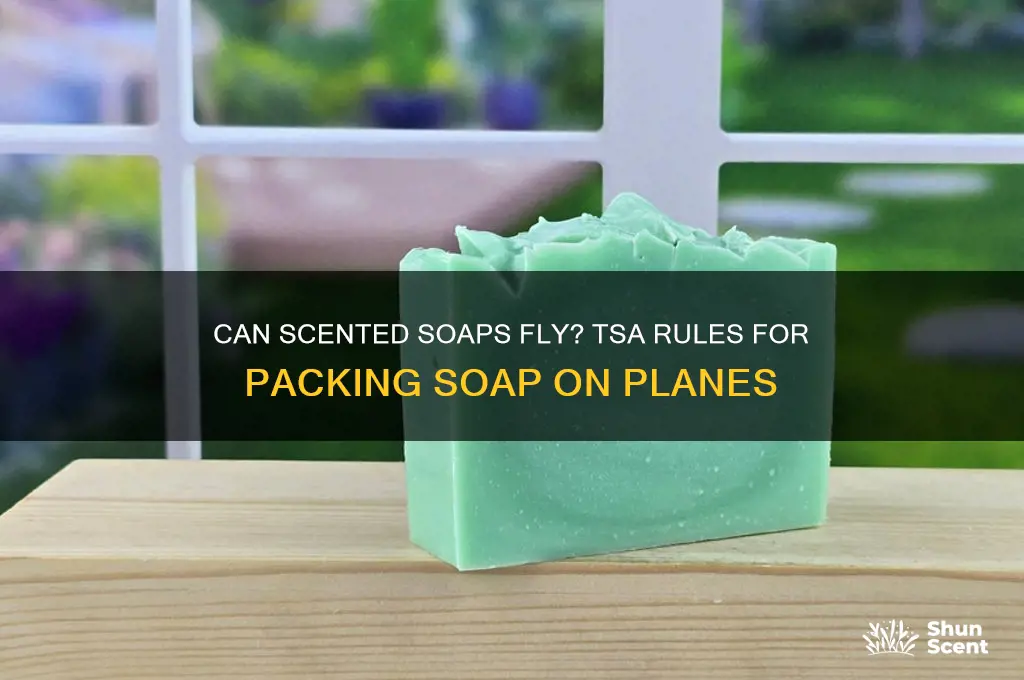 can you take scented soap on a plane