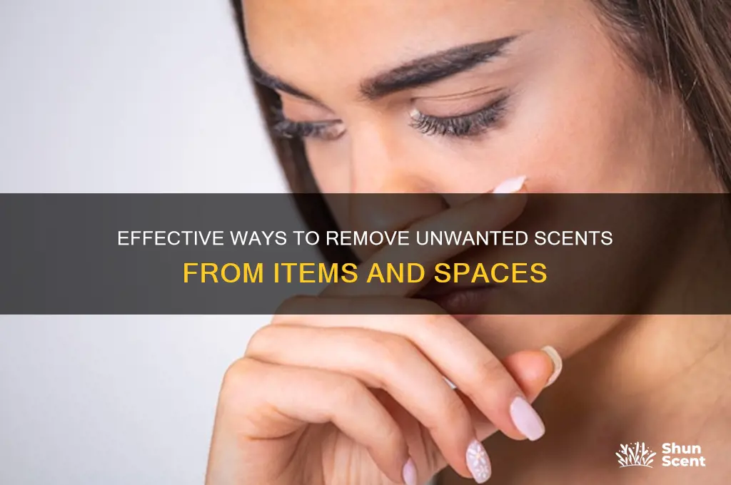can you take the scent out of something