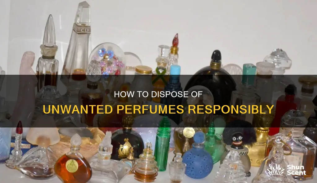 can you throw perfume in the bin