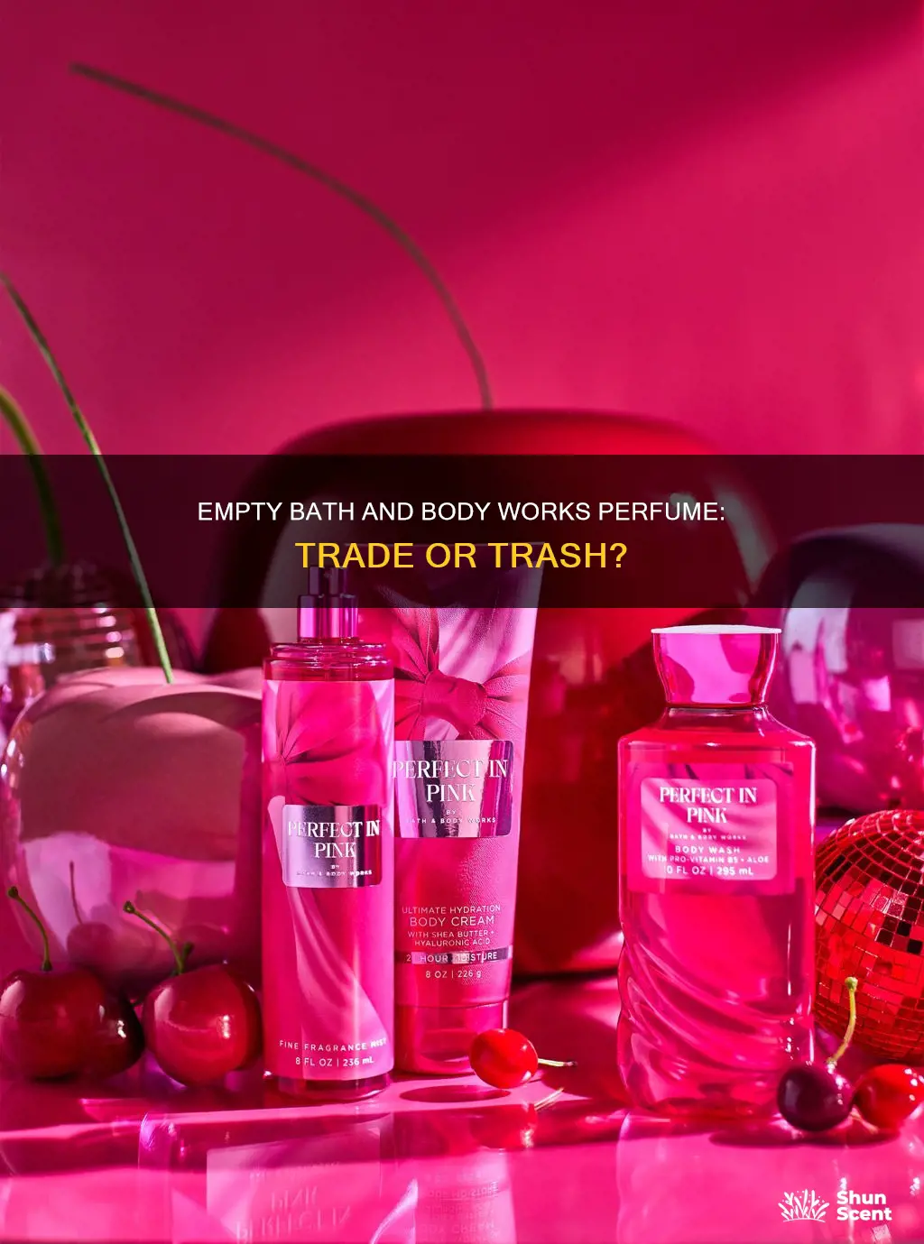 can you trade empty bath and body works perfume