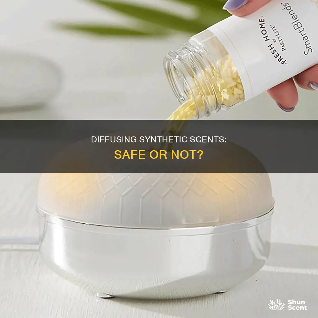 can you use a synthetic perfume blend in a diffuser