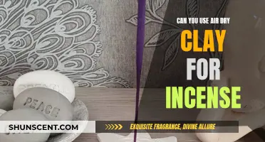 Air-Dry Clay: A Creative Incense Holder Solution