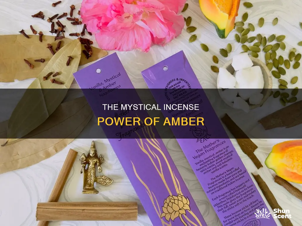 can you use amber as incense