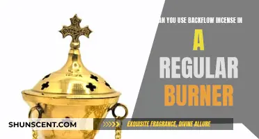 Backflow Incense: Regular Burner Compatibility Explored