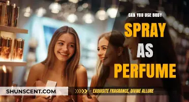 Body Spray vs Perfume: What's the Difference?