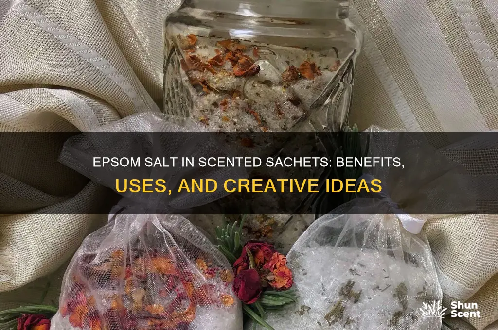 can you use epsom salt in scented sachets