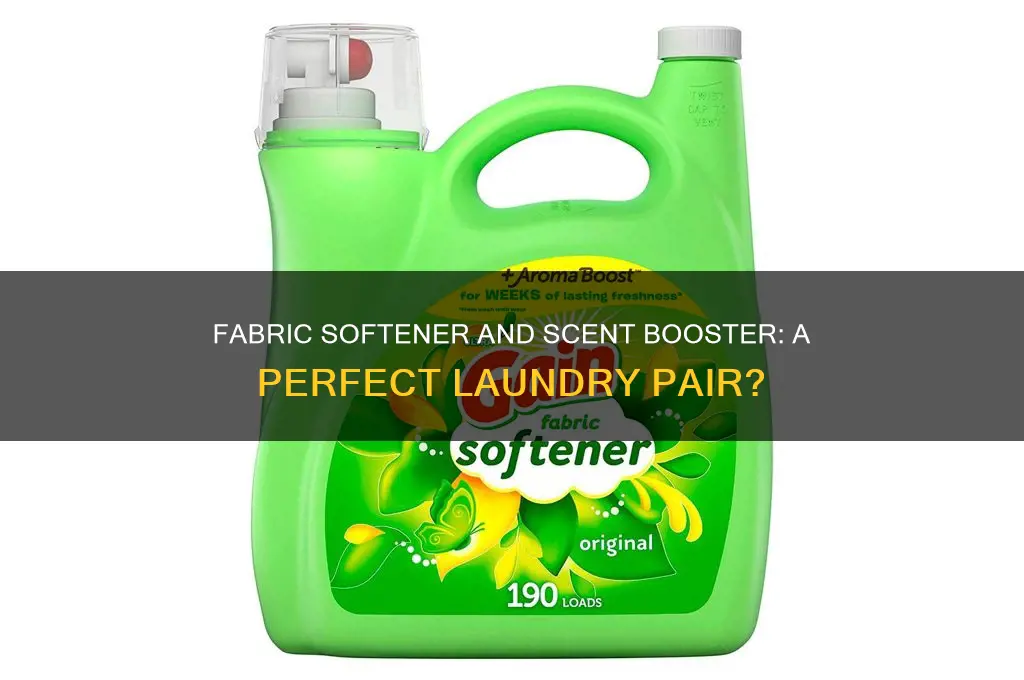 can you use fabric softener and scent booster together