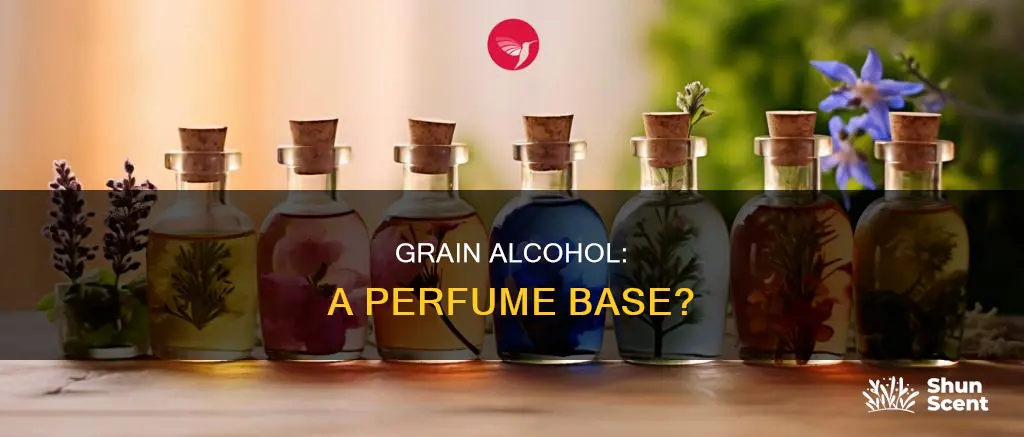 can you use grain alcohol to make perfume