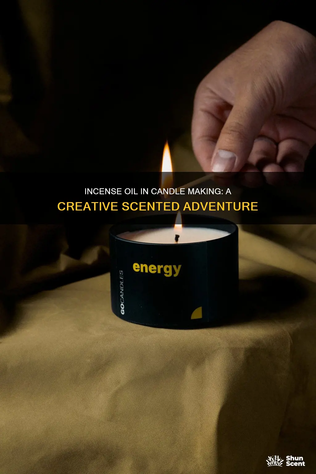 can you use incense oil in candle making