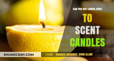 Lemon Juice in Candles: A Natural Scenting Method Explored