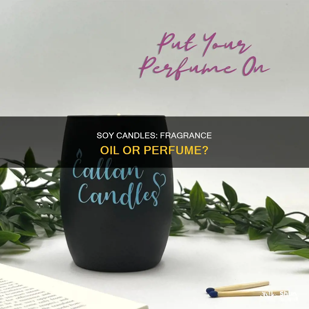 can you use perfume in soy candles