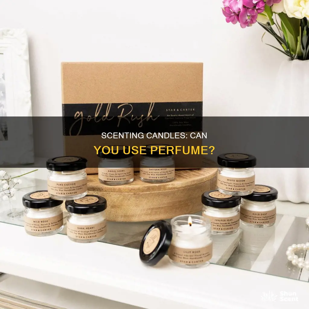 can you use perfume to scent candles