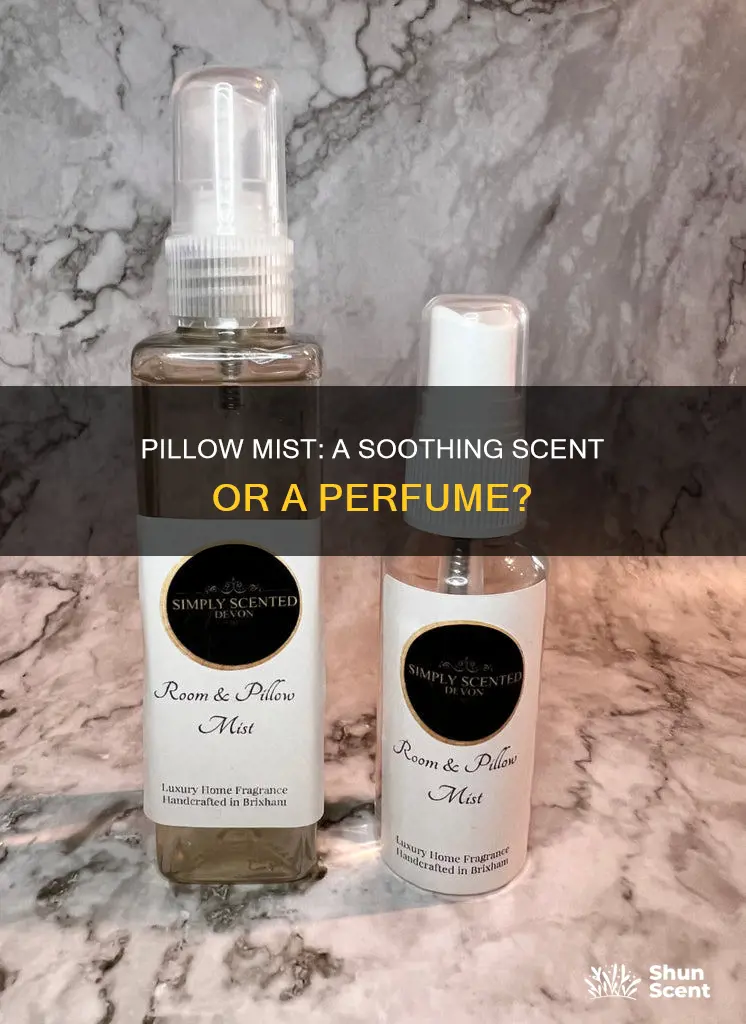 can you use pillow mist as perfume