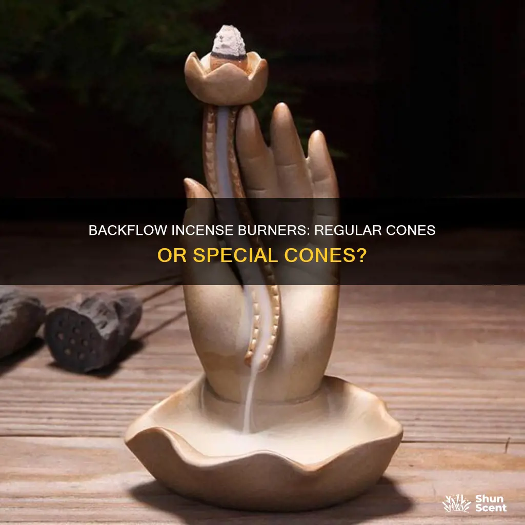 can you use regular cones in a backflow incense burner