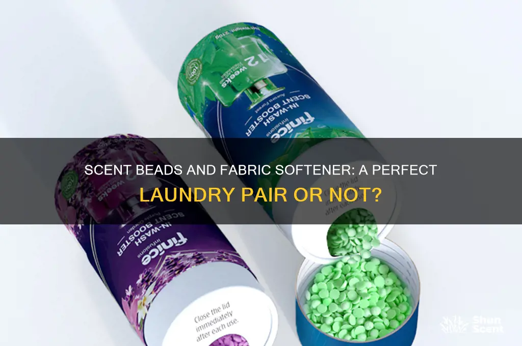 can you use scent beads and fabric softener