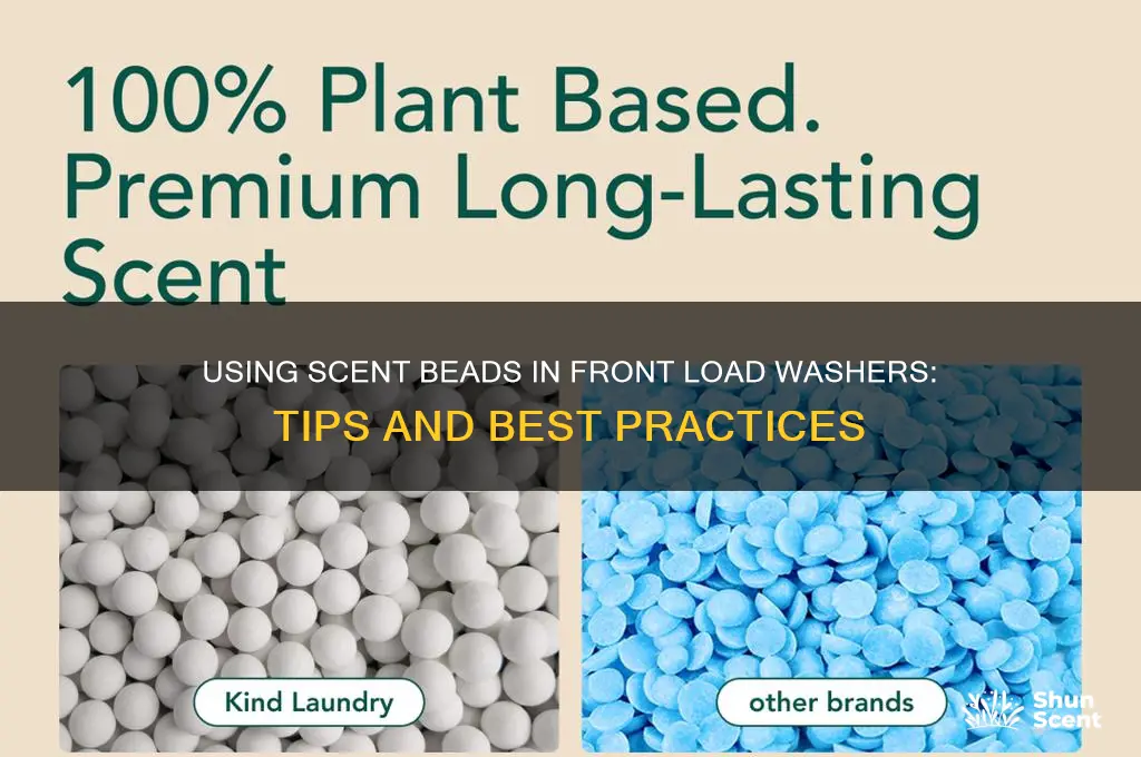 can you use scent beads in front load washer