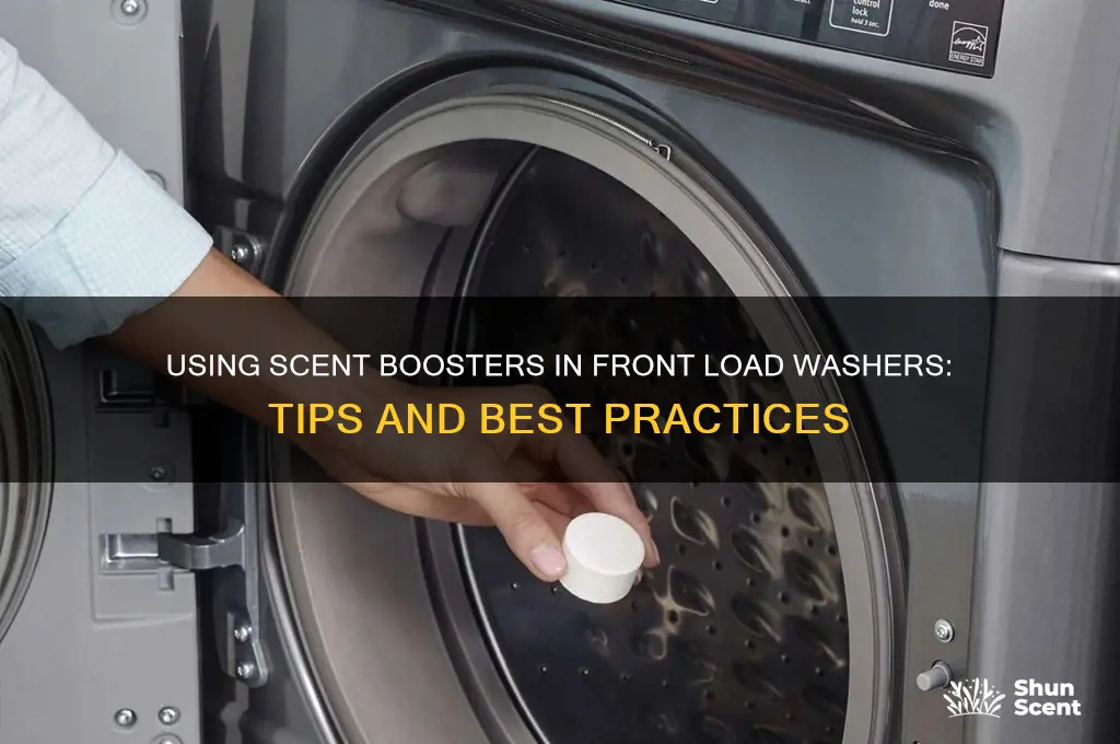 can you use scent boosters in front load washers