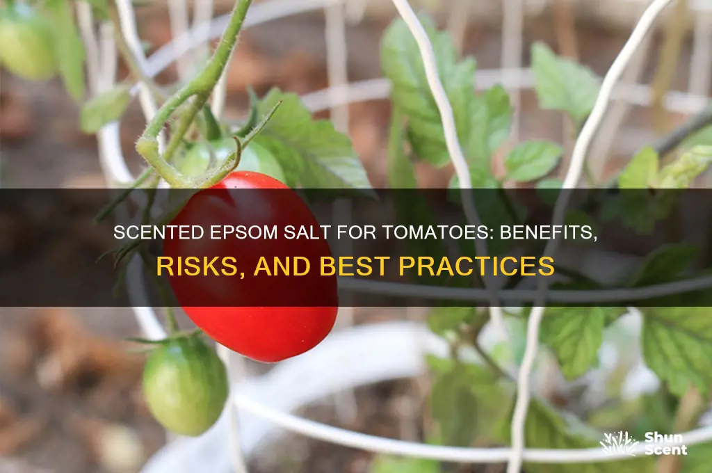 can you use scented epsom salt on tomato plants