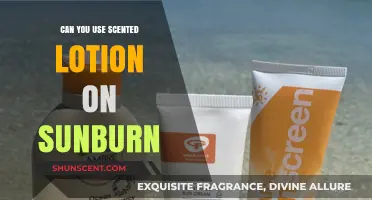 Soothe Sunburn Safely: Can Scented Lotion Help or Harm?
