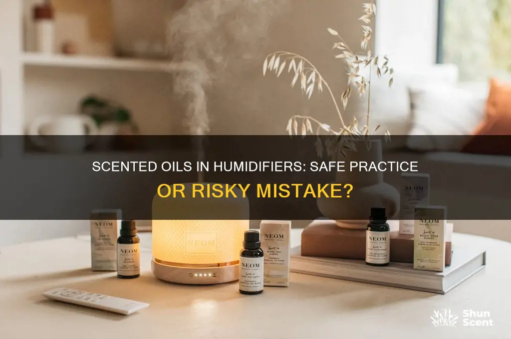 can you use scented oil in a humidifier