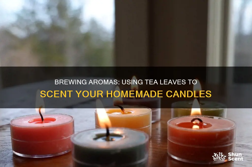 can you use tea to scent candles