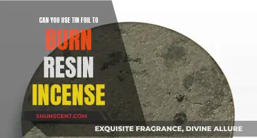 Tin Foil for Burning Resin Incense: A Safe Method?