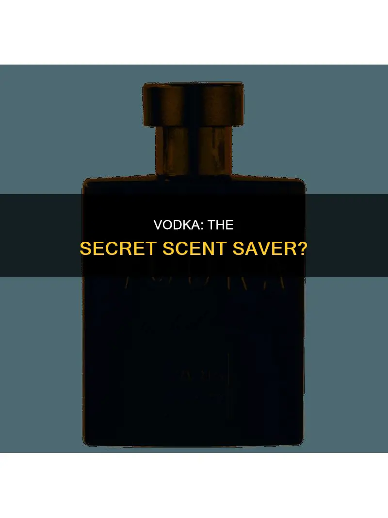 can you use vodka for perfume