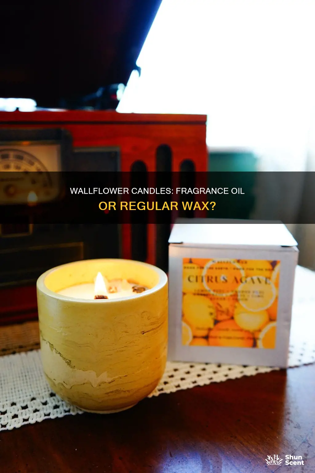 can you use wallflower fragrance oil candles