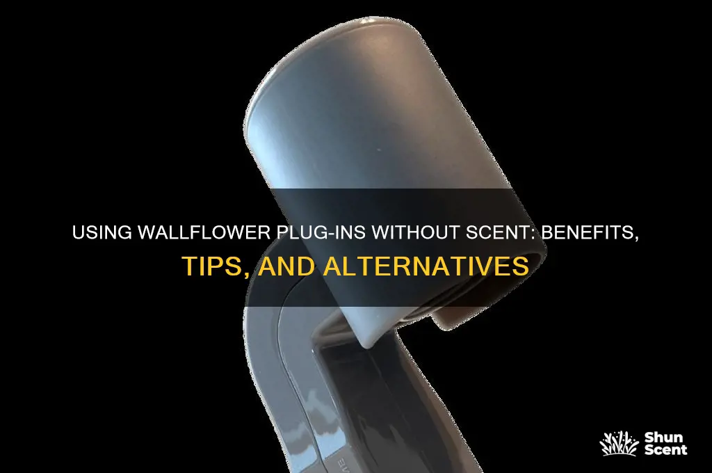 can you use wallflower plug-in without scent