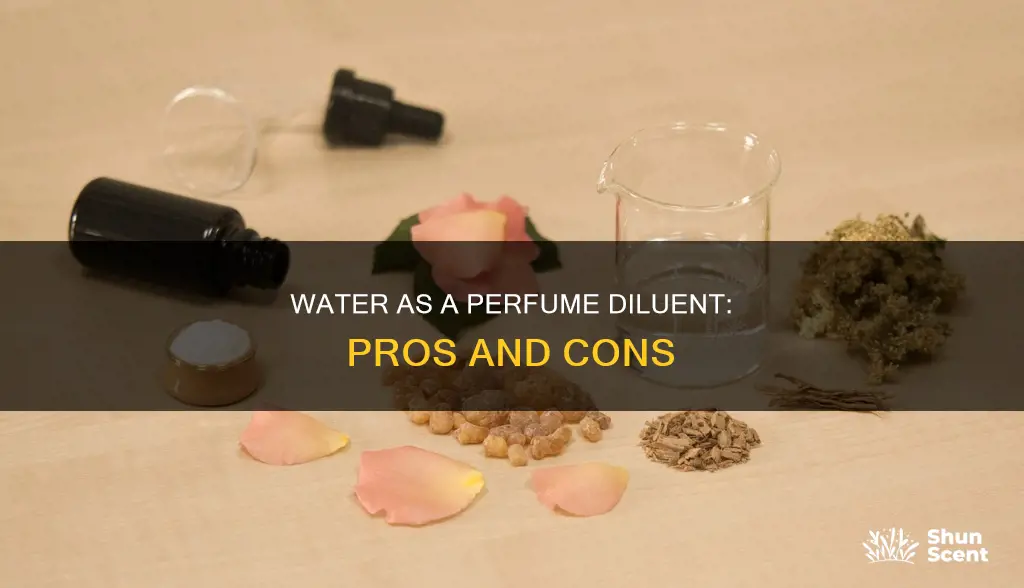 can you use water as a perfume diluent