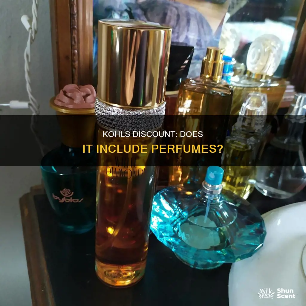 can you use your kohls discount on perfume