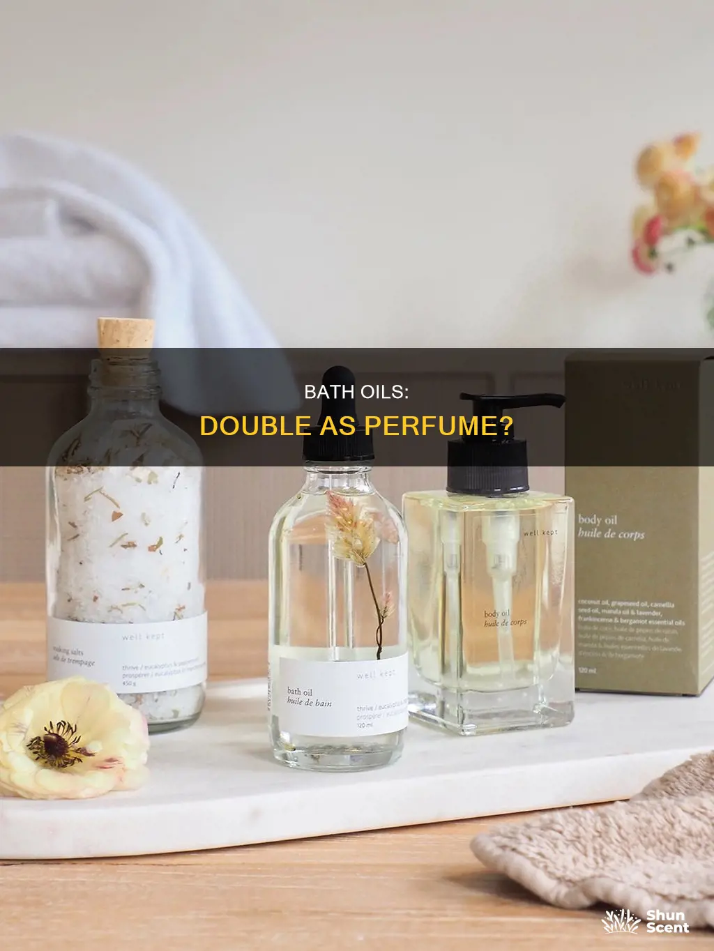 can you wear bath oil as perfume