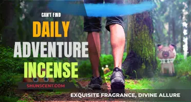 Daily Adventure Incense: Where's the Whiff?