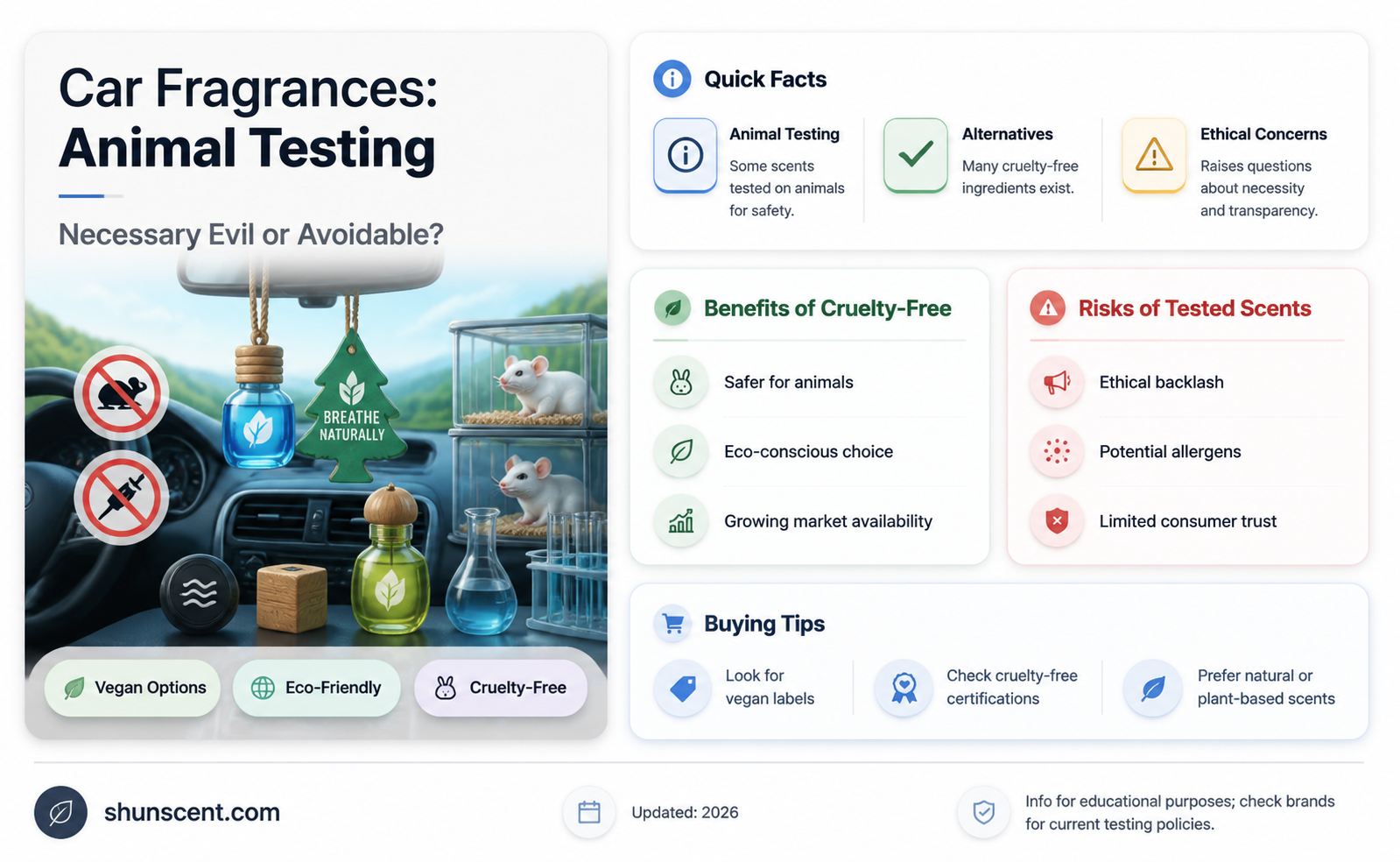 are car fragrances tested on animals