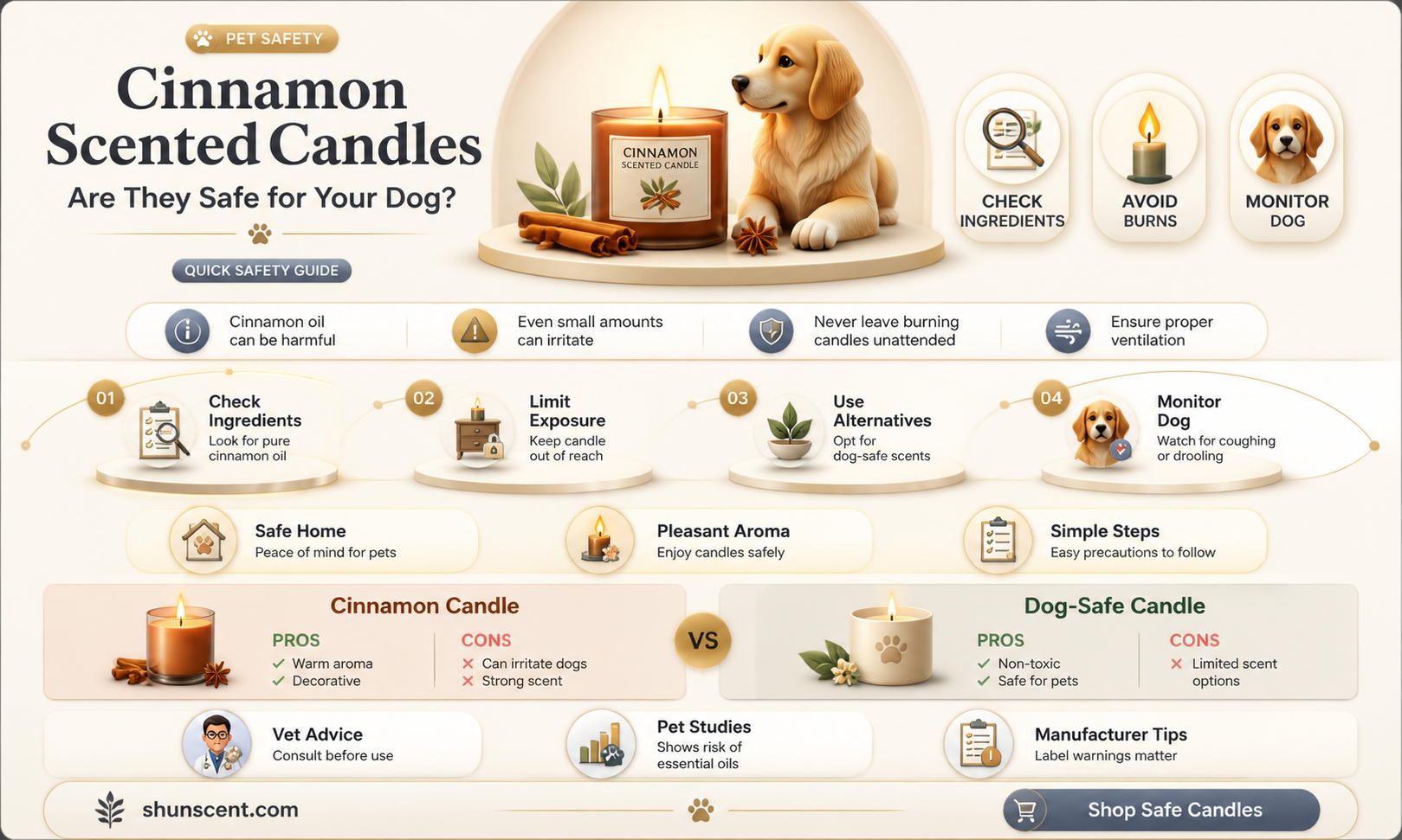 are cinnamon scented candles bad for dogs