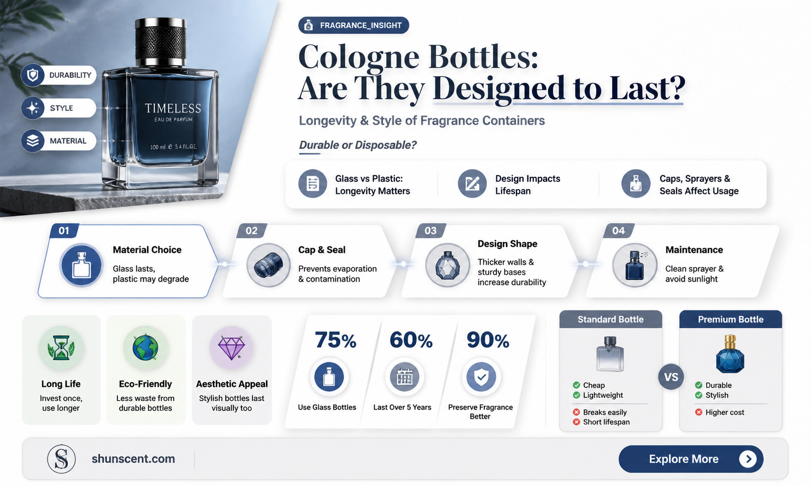 are cologne bottles durable