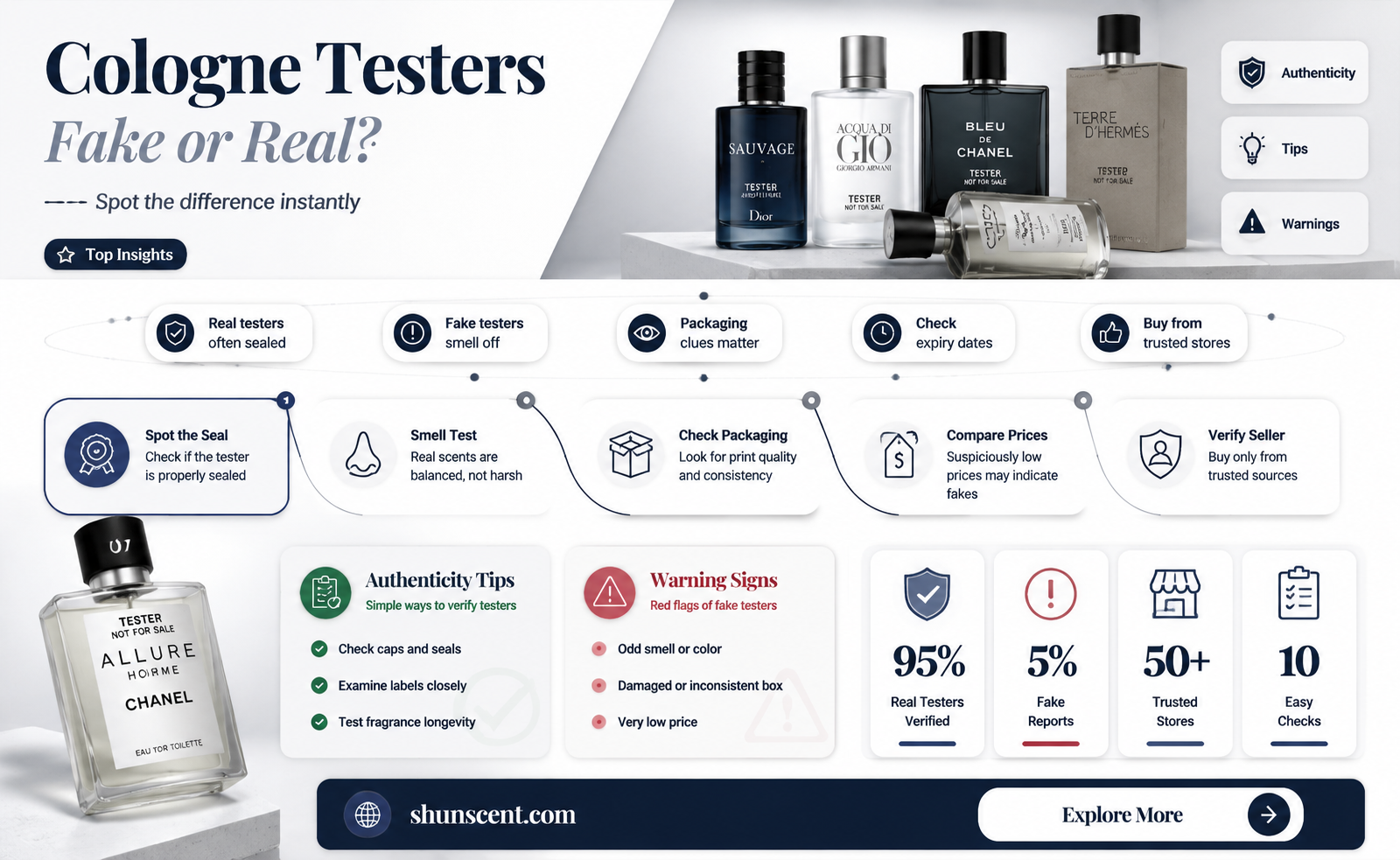 are cologne testers fake