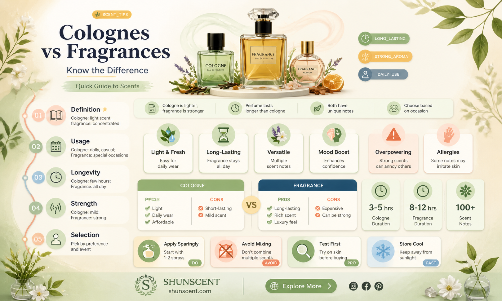 are cologne and fragrance the same thing