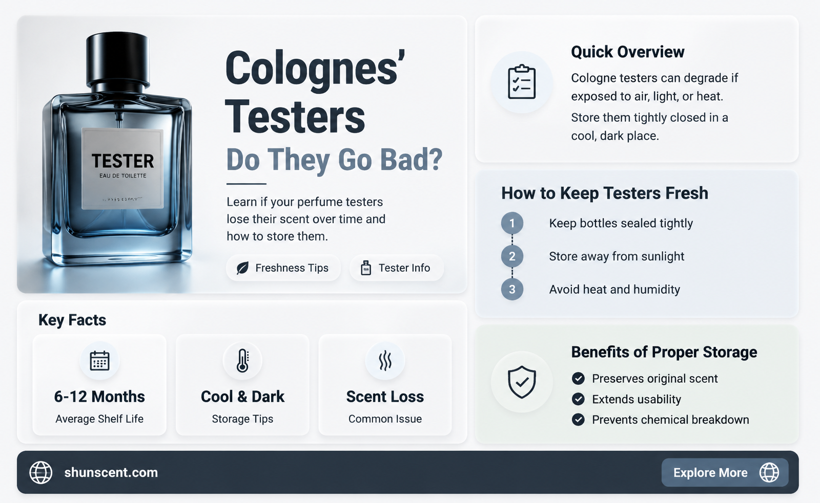 are old tester of colognes bad