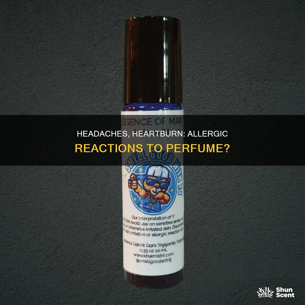 could headaches and heartburn allergic reactions to perfume