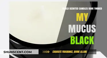 Scented Candles and Black Mucus: Unraveling the Unexpected Connection