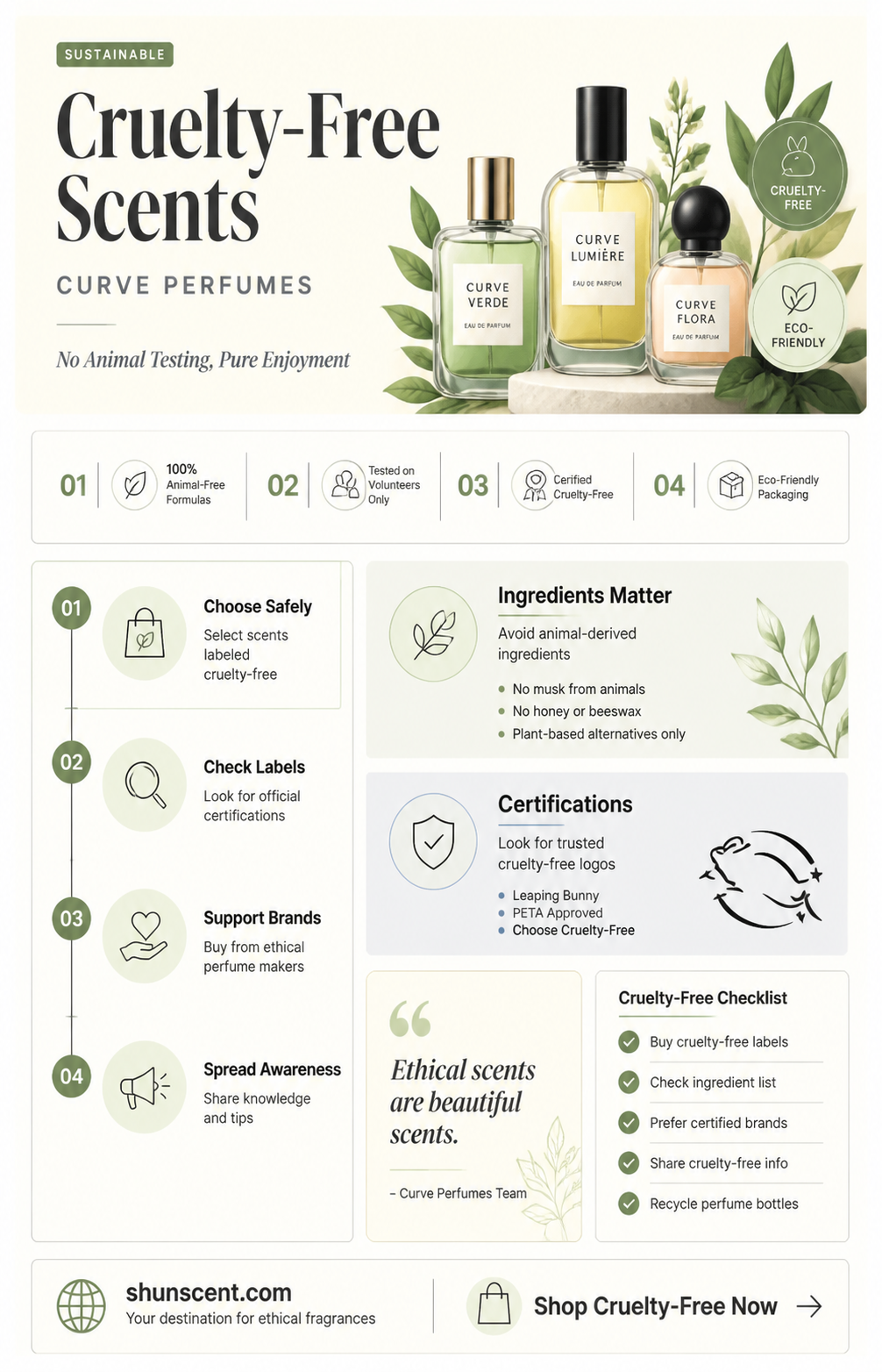 are curve perfumes tested on animls